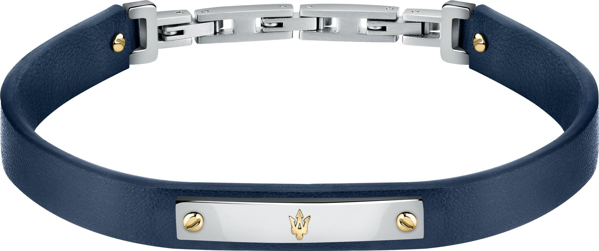 Maserati Armband JM222AVE06 Herren Blau Silber Leder Edelstahl maserati-armband-jm222ave06-herren-blau-silber-leder-edelstahl