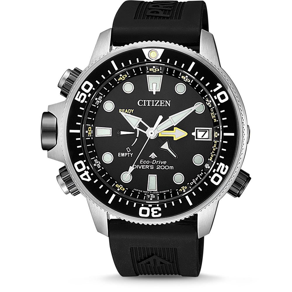 Citizen Edelstahl Chronograph Herren Citizen Promaster Aqualand Eco Drive  BN2036-14E Herren Armbanduhr