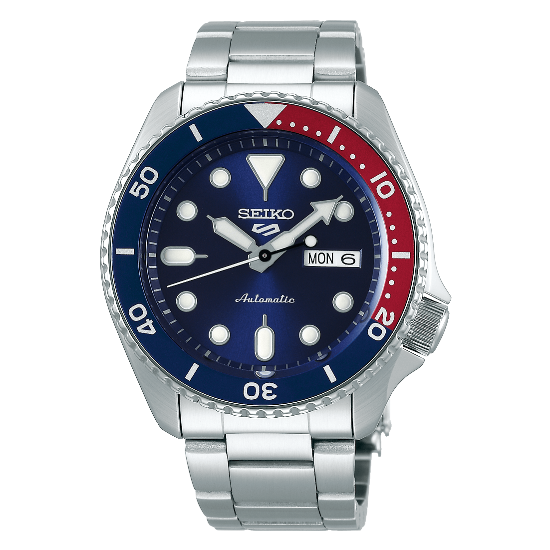 Seiko Sports SRPD53K1 Automatik Herren Armbanduhr Rot Blau
