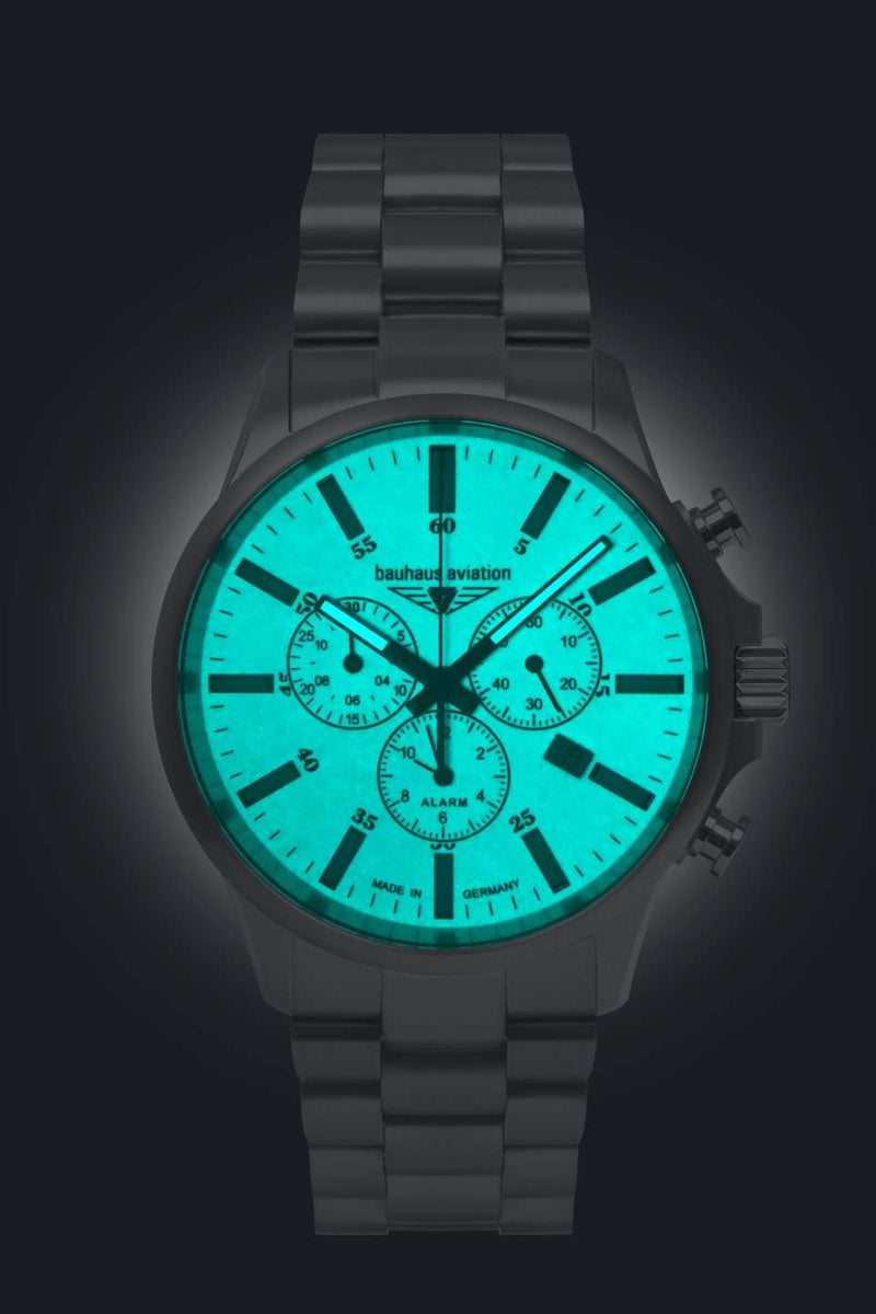 Bauhaus Aviation Chronograph Herrenuhr - 2880M - 5 - Jetzt bei clockchasers.com kaufen