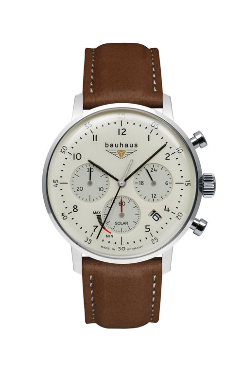 Bauhaus Solar Chronograph Herrenuhr - 2086 - 5 - Jetzt bei clockchasers.com kaufen