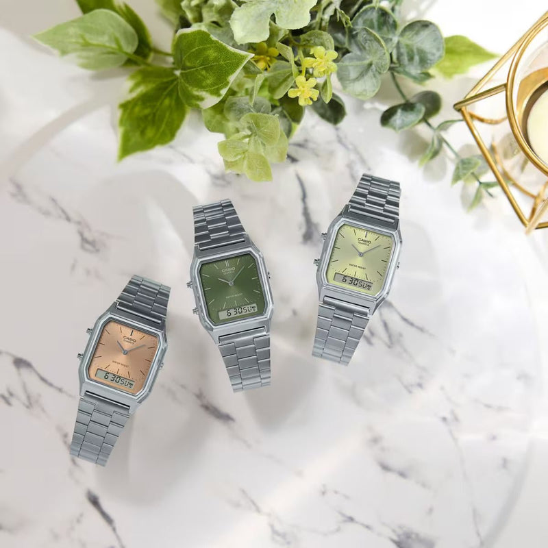 Casio Vintage Edgy - AQ - 230A - 3AMQYES - Jetzt bei clockchasers.com kaufen
