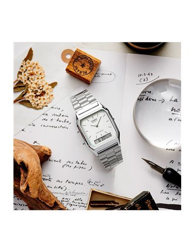Casio Vintage Edgy - AQ - 230A - 7AMQYES - Jetzt bei clockchasers.com kaufen