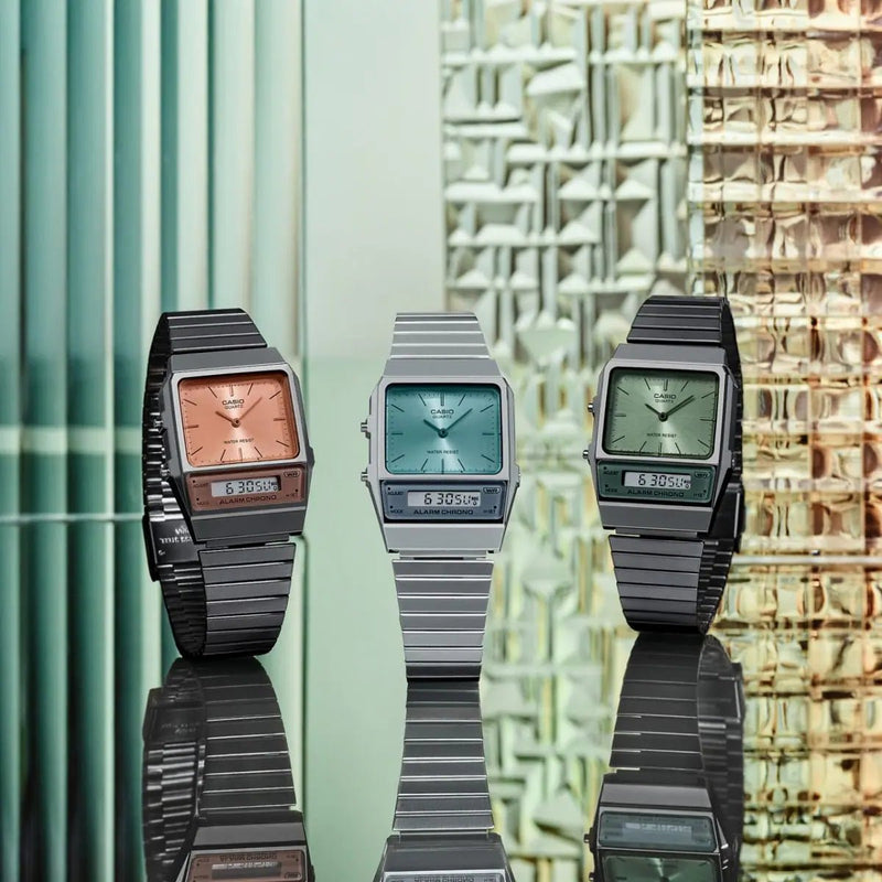 Casio Vintage Edgy - AQ - 800ECGG - 3AEF - Jetzt bei clockchasers.com kaufen