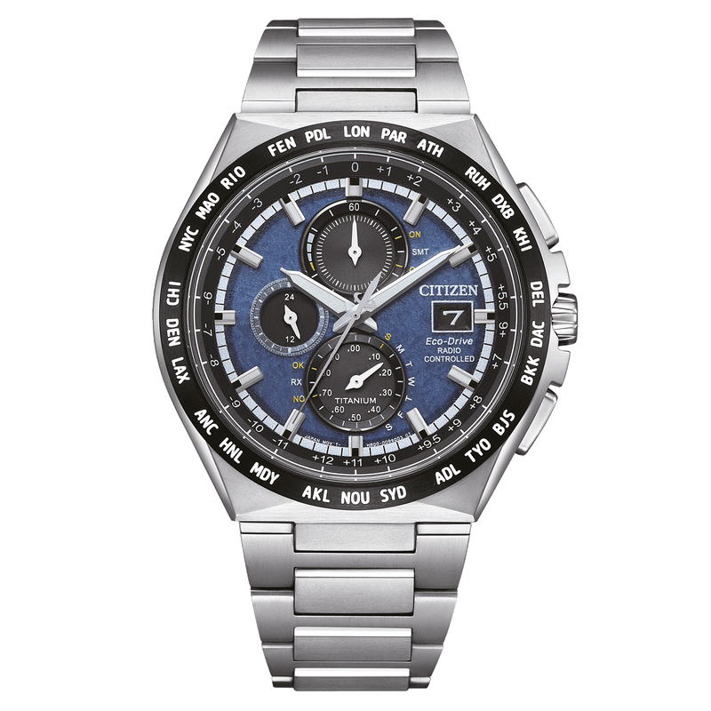 Citizen Chronograph Eco Drive Funk Herrenuhr - AT8238 - 84L - Jetzt bei clockchasers.com kaufen