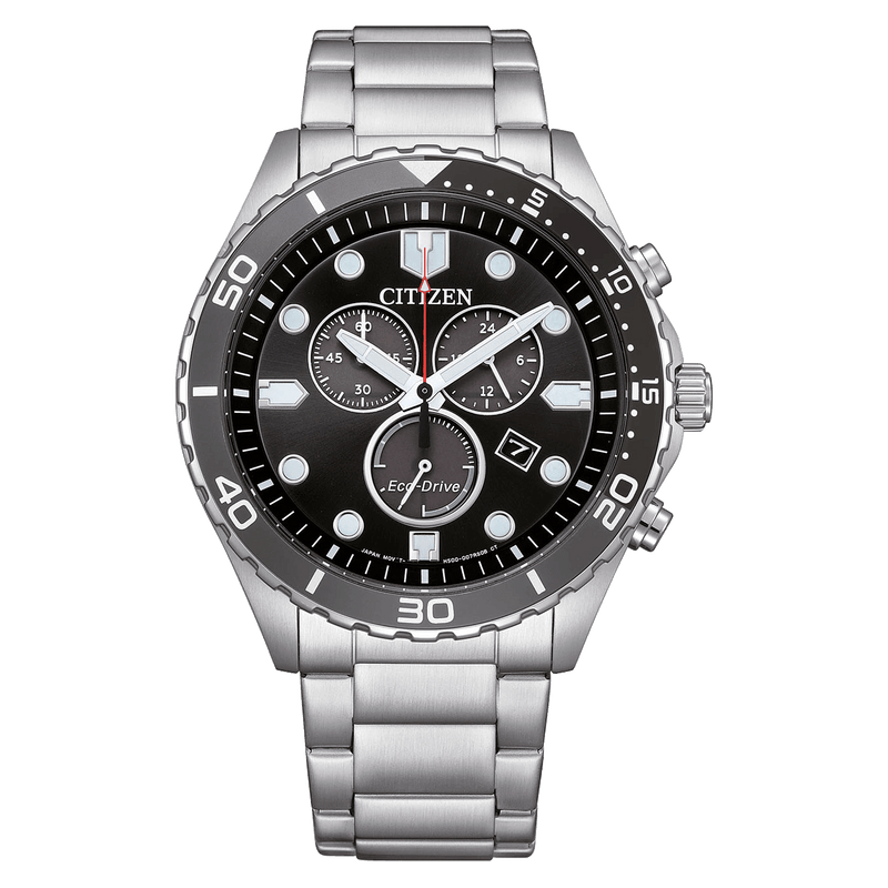 Citizen Chronograph Eco Drive Herrenuhr - AT2568 - 82E - Jetzt bei clockchasers.com kaufen