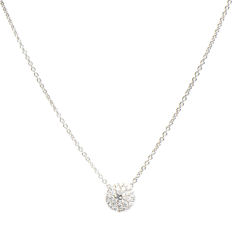 Halskette 585er Weißgold und Diamanten 0,47 Karat - 23922 - Jetzt bei clockchasers.com kaufen