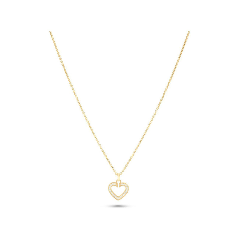 JETTE Sacred Heart Goldhalskette 925 Sterling Silber - 88340141 - Jetzt bei clockchasers.com kaufen