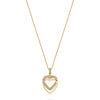 JETTE Swing Heart Goldhalskette 925 Sterling Silber - 88336071 - Jetzt bei clockchasers.com kaufen