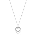 JETTE Swing Heart Silberhalskette 925 Sterling Silber - 88336054 - Jetzt bei clockchasers.com kaufen