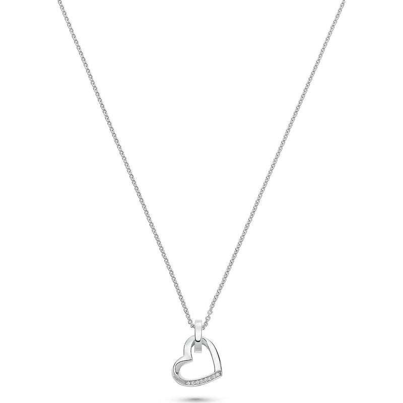 JETTE Twisted Heart Silberhalskette 925 Sterling Silber - 87088227 - Jetzt bei clockchasers.com kaufen