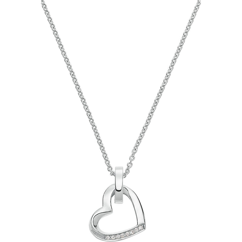 JETTE Twisted Heart Silberhalskette 925 Sterling Silber - 87088227 - Jetzt bei clockchasers.com kaufen