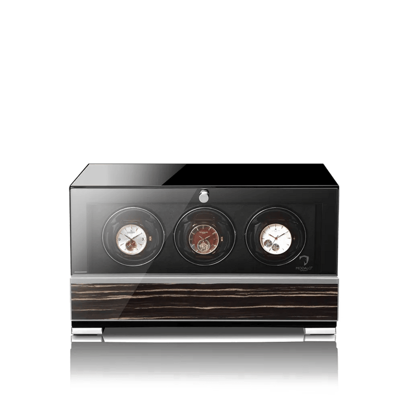 Modalo Clasico Premium Makassar Uhrenbeweger für 3 Uhren - 3303715S - Jetzt bei clockchasers.com kaufen