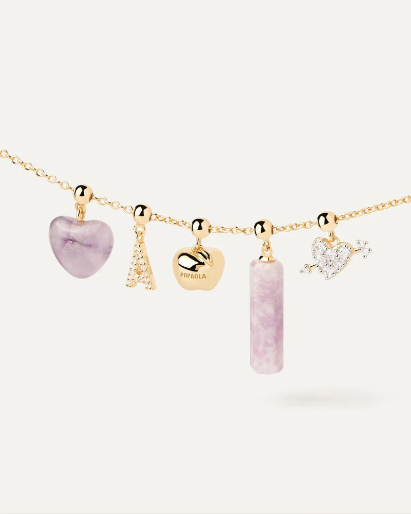 PD Paola Amethyst Heart Goldanhänger 925 Sterling Silber - CH01 - 118 - U - Jetzt bei clockchasers.com kaufen
