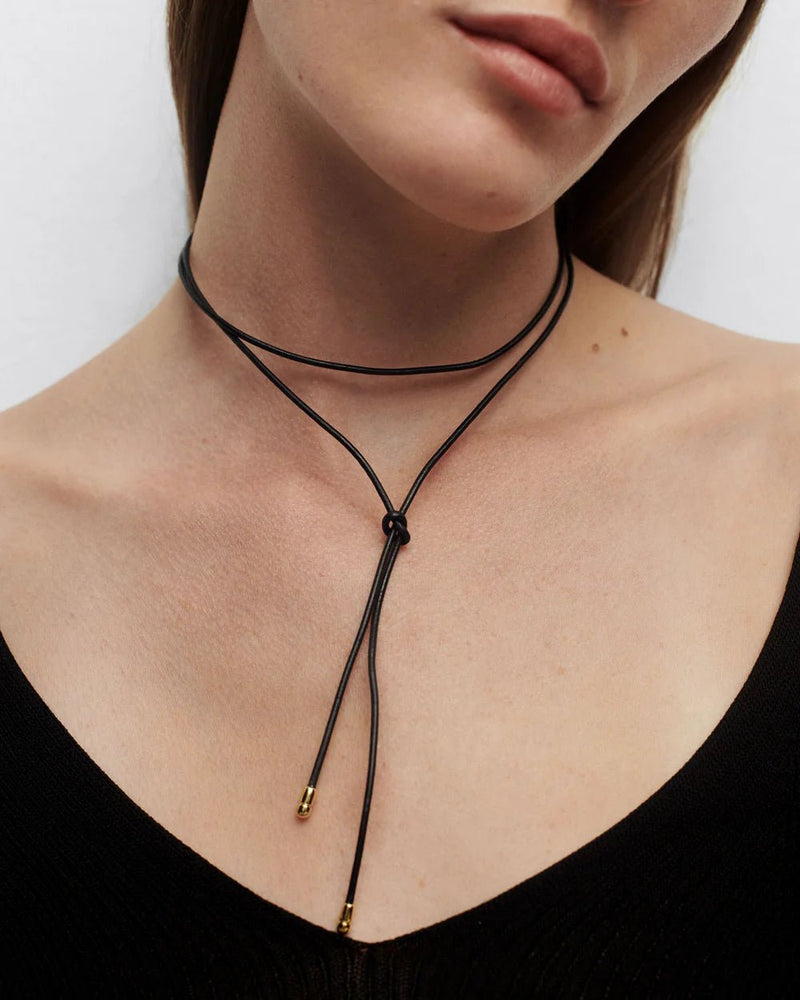 PD Paola Dana Leder Schleifenhalsband Halskette - CO01 - 930 - U - Jetzt bei clockchasers.com kaufen
