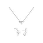 PD Paola Forever Silberhalskette und Ohrstecker 925 Sterling Silber Set - BU02 - 040 - U - Jetzt bei clockchasers.com kaufen