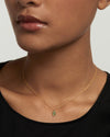 PD Paola Grüner Aventurin Nomad Goldhalskette 925 Sterling Silber - CO01 - 678 - U - Jetzt bei clockchasers.com kaufen