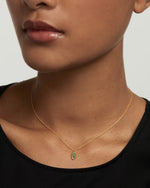 PD Paola Grüner Aventurin Nomad Goldhalskette 925 Sterling Silber - CO01 - 678 - U - Jetzt bei clockchasers.com kaufen