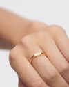 PD Paola Hexagon Mini Goldring 925 Sterling Silber - AN01 - C47 - 12 - Jetzt bei clockchasers.com kaufen