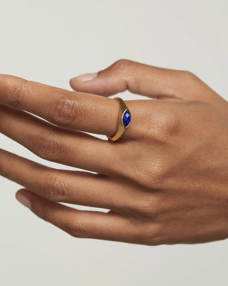 PD Paola Lapis Lazuli Nomad Goldring 925 Sterling Silber - AN01 - A49 - 12 - Jetzt bei clockchasers.com kaufen