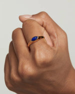 PD Paola Lapis Lazuli Nomad Goldring 925 Sterling Silber - AN01 - A49 - 12 - Jetzt bei clockchasers.com kaufen