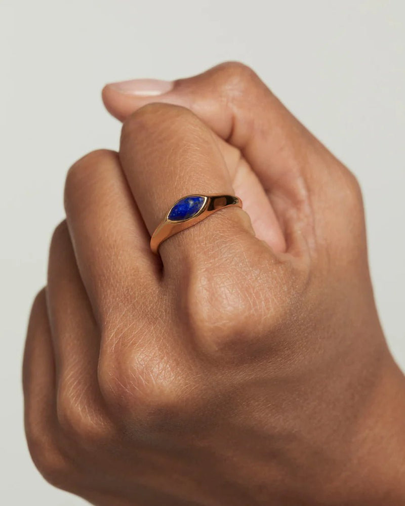 PD Paola Lapis Lazuli Nomad Goldring 925 Sterling Silber - AN01 - A49 - 12 - Jetzt bei clockchasers.com kaufen