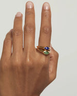PD Paola Lapis Lazuli Nomad Goldring 925 Sterling Silber - AN01 - A49 - 12 - Jetzt bei clockchasers.com kaufen