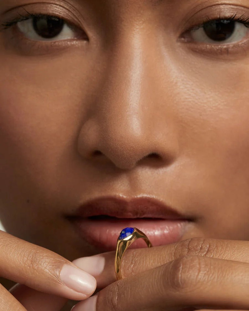 PD Paola Lapis Lazuli Nomad Goldring 925 Sterling Silber - AN01 - A49 - 12 - Jetzt bei clockchasers.com kaufen