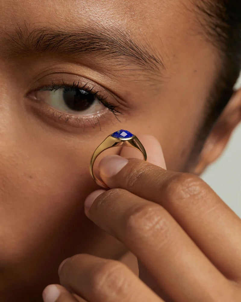 PD Paola Lapis Lazuli Nomad Goldring 925 Sterling Silber - AN01 - A49 - 12 - Jetzt bei clockchasers.com kaufen