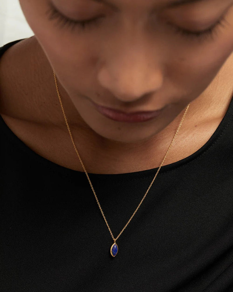 PD Paola Lapislazuli Nomad Goldhalskette 925 Sterling Silber - CO01 - 680 - U - Jetzt bei clockchasers.com kaufen