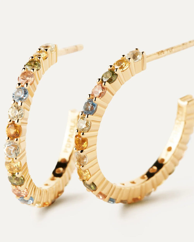 PD Paola Rainbow Goldohrringe 925 Sterling Silber - AR01 - B96 - U - Jetzt bei clockchasers.com kaufen
