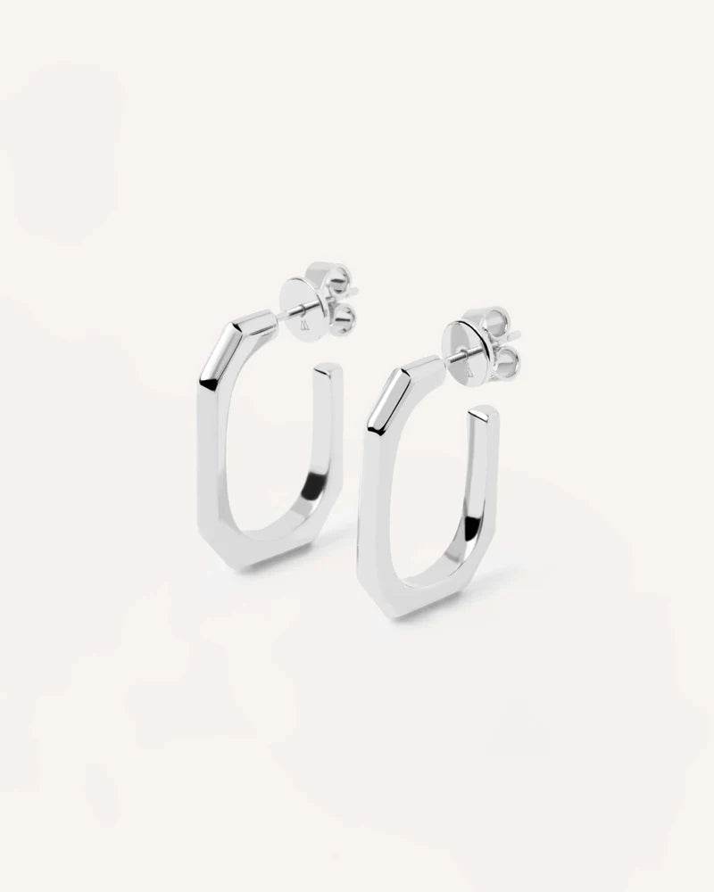 PD Paola Signature Link Silberohrringe - AR02 - 415 - U - Jetzt bei clockchasers.com kaufen