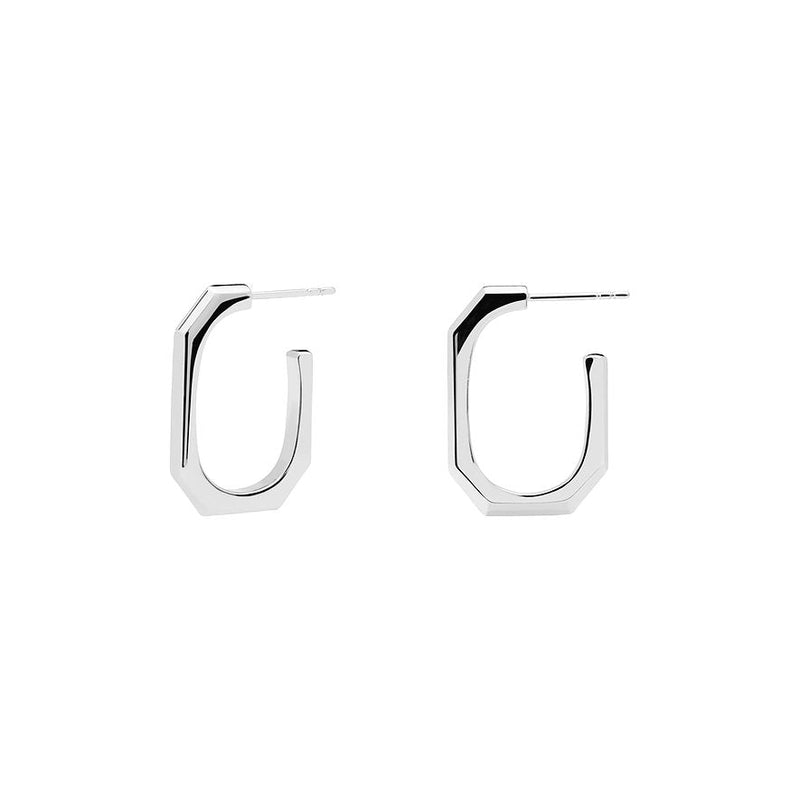 PD Paola Signature Link Silberohrringe - AR02 - 415 - U - Jetzt bei clockchasers.com kaufen