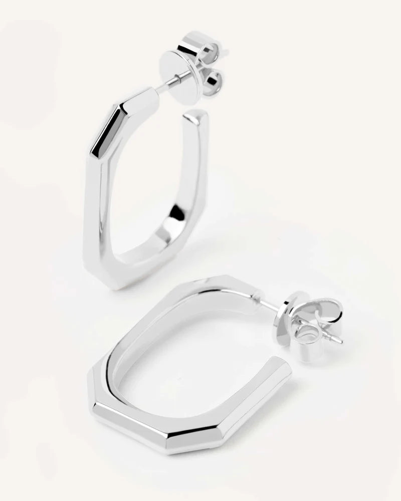 PD Paola Signature Link Silberohrringe - AR02 - 415 - U - Jetzt bei clockchasers.com kaufen