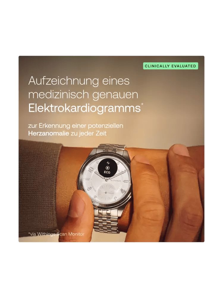 Withings Scanwatch Nova Brilliant Hybriduhr Smartwatch - HWA10 - MODEL10 - Jetzt bei clockchasers.com kaufen