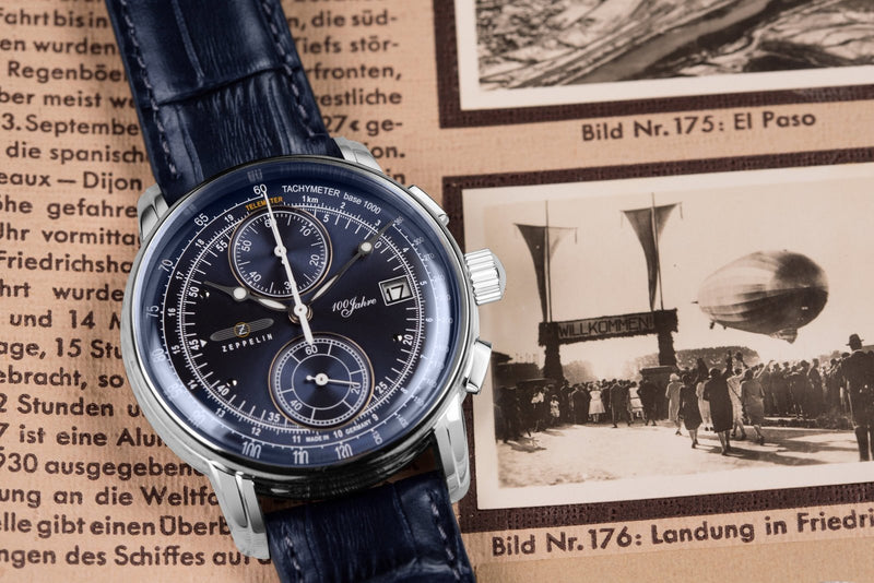 Zeppelin 100 years Anniversary Edition Chronograph Herrenuhr - 8670 - 3 - Jetzt bei clockchasers.com kaufen
