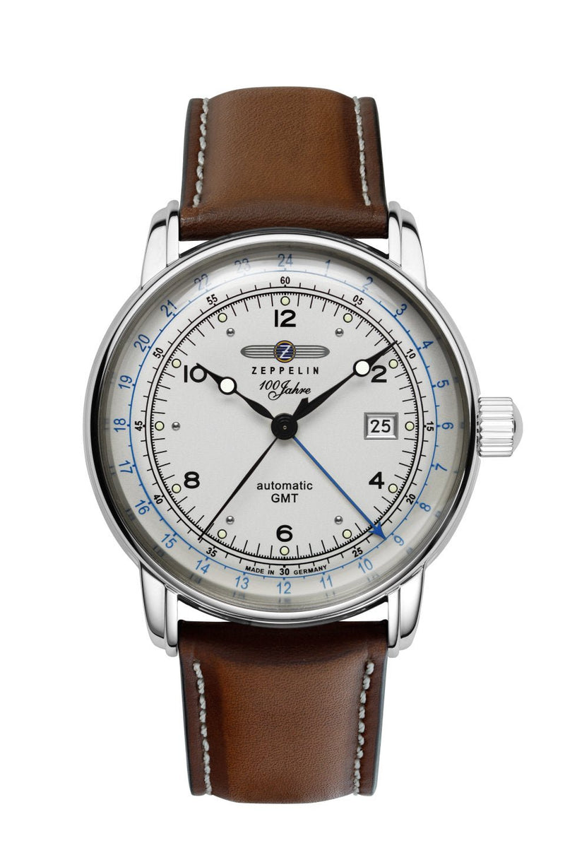Zeppelin 100 years Anniversary Edition GMT Automatik Herrenuhr - 8666 - 1 - Jetzt bei clockchasers.com kaufen