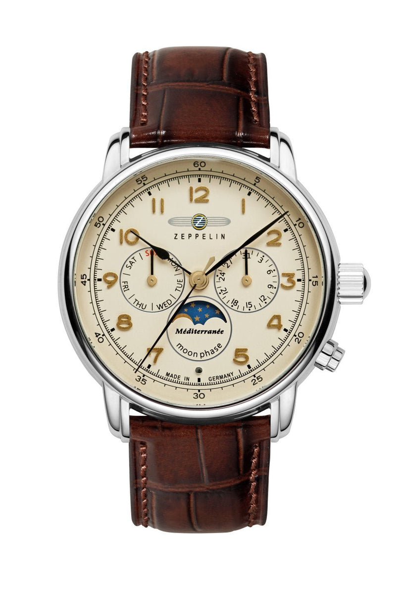 Zeppelin Méditerranée Quarz Herrenuhr - 9636 - 5 - Jetzt bei clockchasers.com kaufen