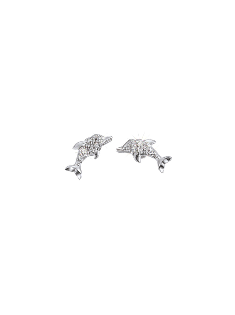 Scout Delphin Ohrstecker 925 Sterling Silber