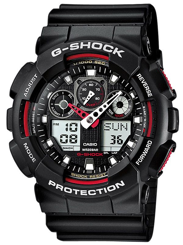 Casio G - Shock Classic - GA - 100 - 1A4ER - Jetzt bei clockchasers.com kaufen