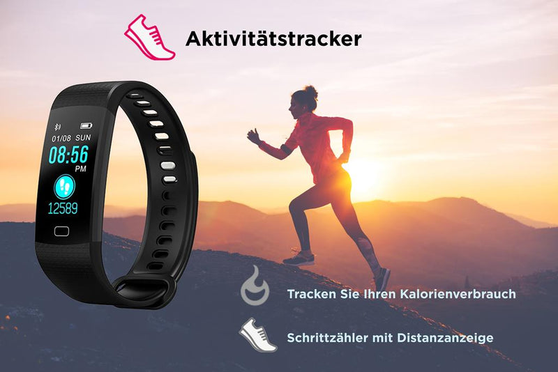 Eichmüller Fitness Tracker Smart Bracelet - MTB005BLAU - Jetzt bei clockchasers.com kaufen