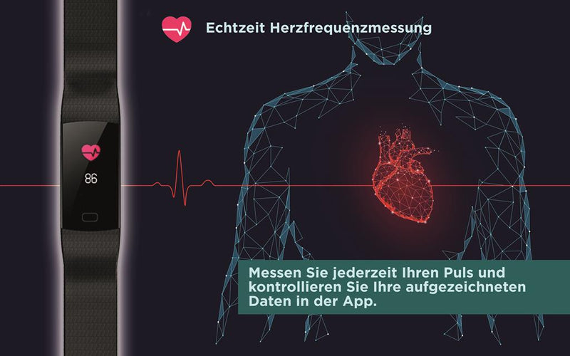 Eichmüller Fitness Tracker Smart Bracelet - MTB005ROT - Jetzt bei clockchasers.com kaufen