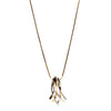 Halskette 333er Gelbgold mit Anhänger 585er Gelbgold und Diamanten 0,13 Karat - 22486 - Jetzt bei clockchasers.com kaufen
