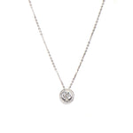 Halskette 585er Weißgold und Diamanten 0,25 Karat - 11718 - Jetzt bei clockchasers.com kaufen