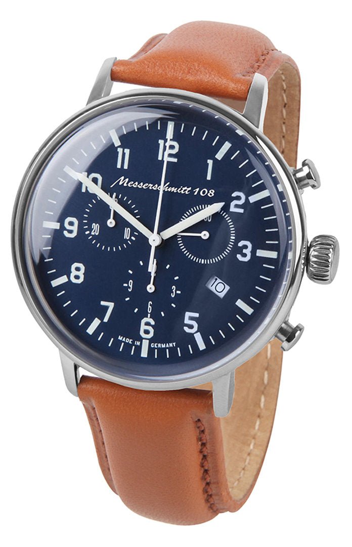 Messerschmitt Flieger 108 Chronograph Herrenuhr - ME108 - 80L - Jetzt bei clockchasers.com kaufen