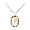 PD Paola Letter P Goldhalskette 925 Sterling Silber