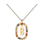 PD Paola Letter B Goldhalskette 925 Sterling Silber - CO01 - 261 - U - Jetzt bei clockchasers.com kaufen