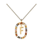 PD Paola Letter F Goldhalskette 925 Sterling Silber - CO01 - 265 - U - Jetzt bei clockchasers.com kaufen