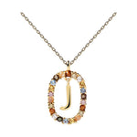 PD Paola Letter J Goldhalskette 925 Sterling Silber - CO01 - 269 - U - Jetzt bei clockchasers.com kaufen