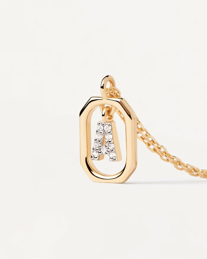 PD Paola Letter Mini A Goldhalskette 925 Sterling Silber - CO01 - 512 - U - Jetzt bei clockchasers.com kaufen